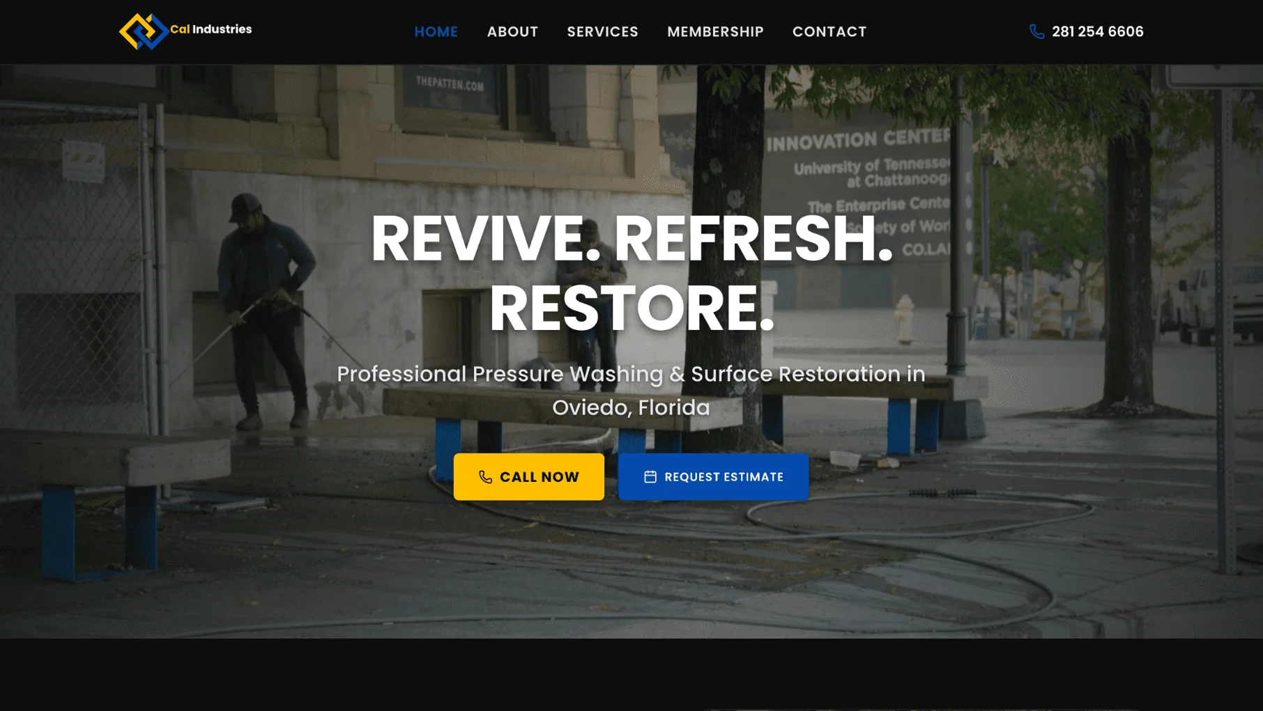 Cal Industries site screenshot